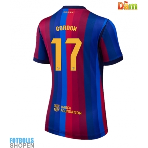 Billiga Barcelona Anthony Gordon #17 Hemmatröja Dam 2026-27 Kortärmad